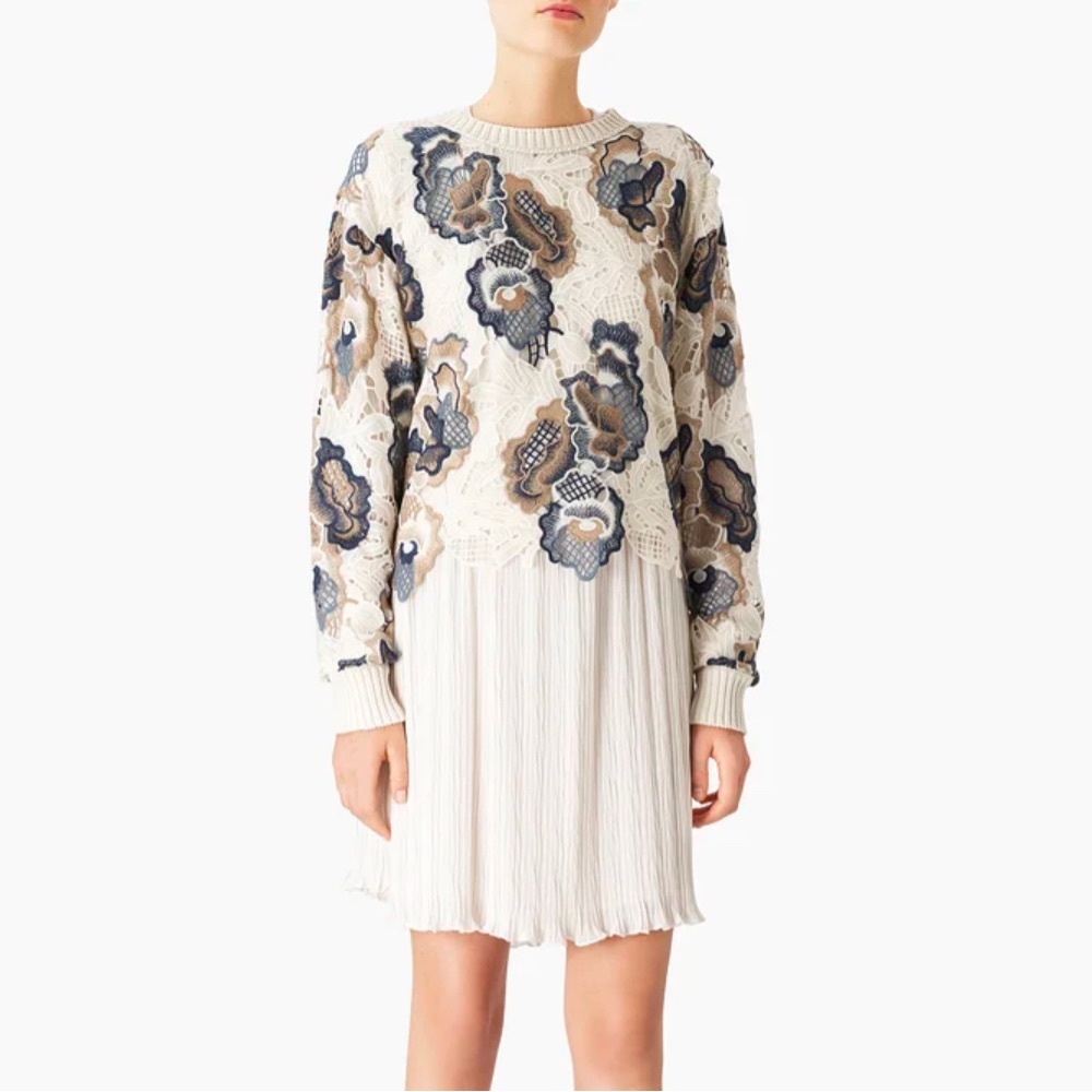See by Chloe floral lace sweater - Picture 2 of 10